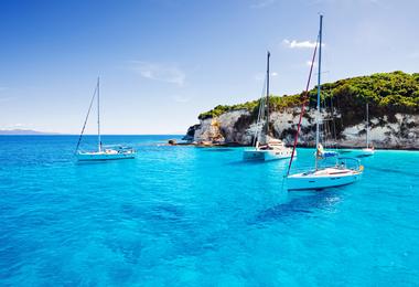 The Greek island of Paxos