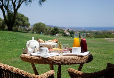 Breakfast with a view