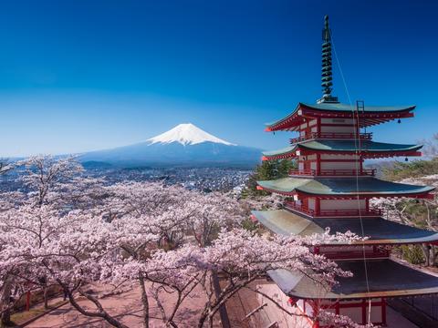 Mount Fuji in Japan