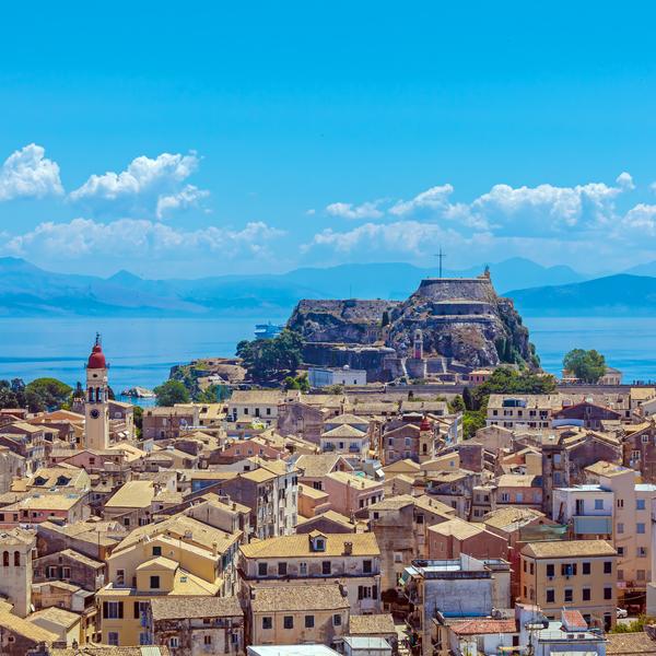 Rooftops of Corfu Town