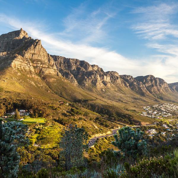 Table Mountain and the 12 Apostles