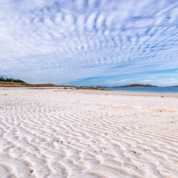 sand beach Scilly Isles