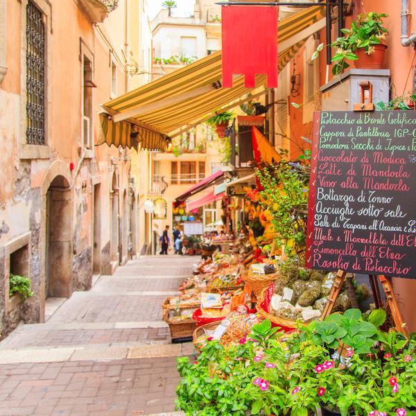 Local shop in Taormina